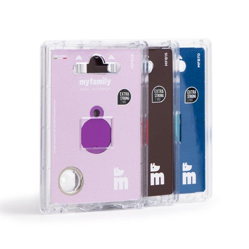 Hondenpenning | Basic Small Aluminum Red Circle ID Tag