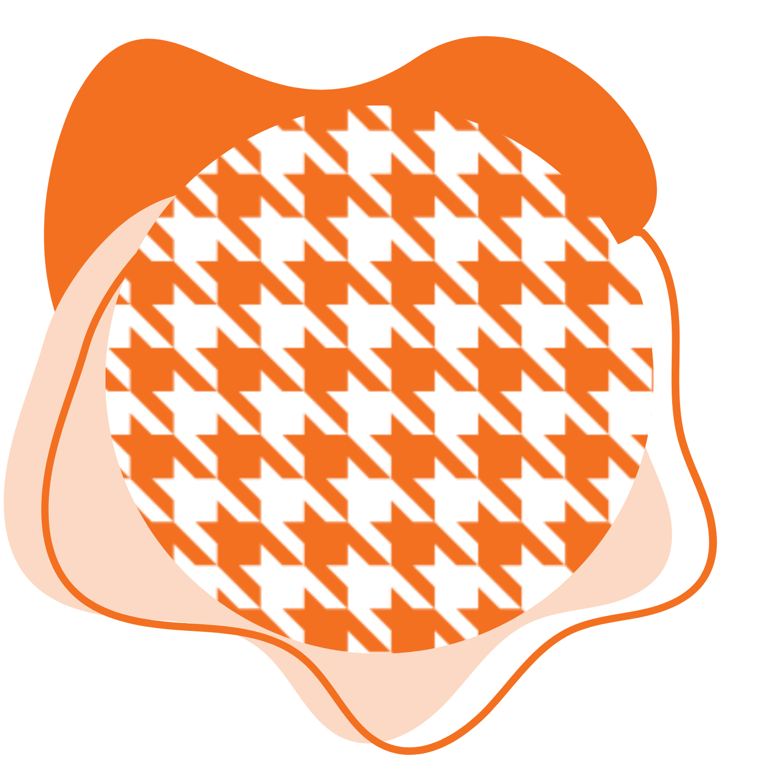 Orange Pied-de-Poule