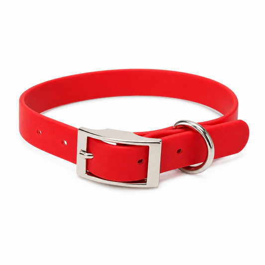 Simple Beta Biothane® Halsband | Red