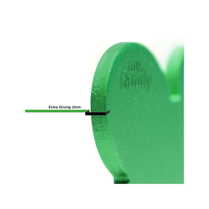 Hondenpenning | Basic XL Aluminum Green Bone ID Tag