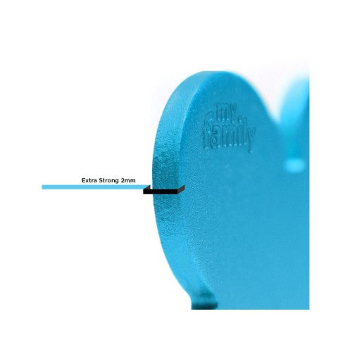 Hondenpenning | Basic XL Aluminum Light Blue Bone ID Tag