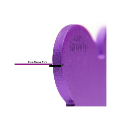 Hondenpenning | Basic XL Aluminum Purple Bone ID Tag