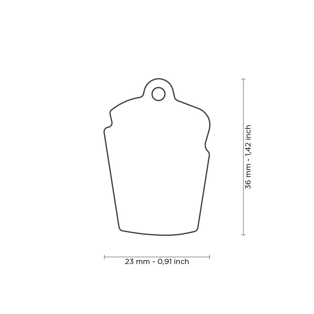 Hondenpenning | Food Fries ID Tag